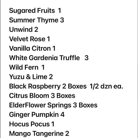 PARTY Lite Raspberry & Thyme Scented 6 Votives Rare Retiired NIB - Picture 4 of 6